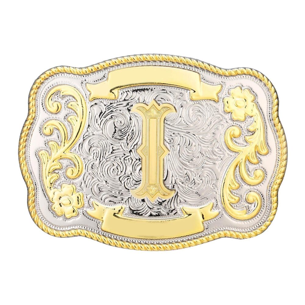 3466 Belt Buckle Western Cowboy Cowgirl Rodeo Vintage Initial Letter